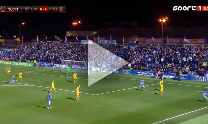 Hugo Diaz strzela gola na 1-0 z Barceloną! [VIDEO]